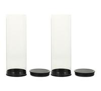 HOLIDYOYO 2Pcs Golf Ball Display Case Plastic Storage Tubes for Home Shop Collection and Presentation