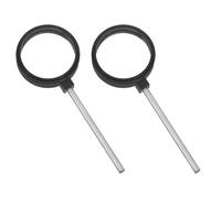 HOLIDYOYO 2Pcs Handheld Double Convex and Concave Optical Glass Lenses 5Cm Science Experiment Kit Physics Teaching Aids for Classroom Optics and Laboratory Demonstrations