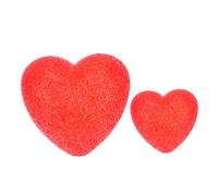 HOLIDYOYO 2pcs Heart Shaped Glowing Night Lamp for Small Desktop Luminous Prop for Parties Stage Performance and Festival Decoration