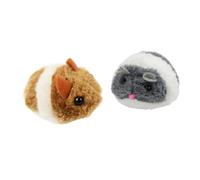 HOLIDYOYO 2Pcs Interactive Cat Mouse with Sound and Vibration Plush Kitten Plaything for Stress Relief and Exercise Animal for Indoor Cats