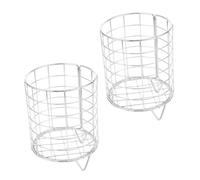 HOLIDYOYO 2pcs Metal Rabbit Hay Feeder Rack Iron Frame for Guinea Pig and Bunny Cages Sturdy Hay Holder Rack for to Rabbits and Guinea Pigs