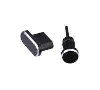 HOLIDYOYO 2pcs Micro USB and Earphone Jack Dust Plug Set for Edge Honor Aluminum Alloy Port Protectors with Carrying Case Lint and Splash Resistant