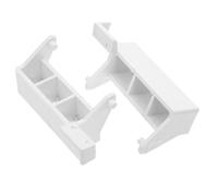 HOLIDYOYO 2pcs Microwave Accessories Microwave Oven Supplies Handles for Oven Door Switches Door Handle Replacement Switch Replacement Plastic White
