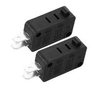 HOLIDYOYO 2Pcs Microwave Oven Replacement Switch Normally Closed Micro Switch for Fridge Door Appliance Control Metal-plastic Construction Safety Stop Limit