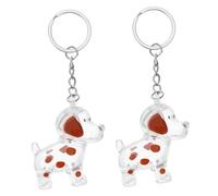 HOLIDYOYO 2pcs Pet Hair Keepsake Lockets Transparent Memorial Capsule Keychain for Dogs Cats Lightweight Portable Souvenir Box for Preserving Precious Memories