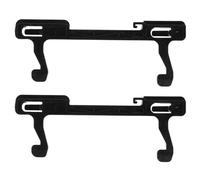 HOLIDYOYO 2pcs Plastic Microwave Door Hook Compatible for Galanz G80F20CN2L-B8 - Replacement Lock Catch Mechanism for Microwave Oven Door Open & Closure Security