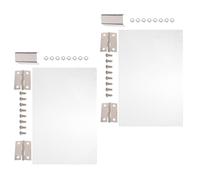 HOLIDYOYO 2pcs Popcorn Machine Panel Accessories Commercial Maker Replacement Parts Dual Door Panels Left And Right 36.3X21.5CM