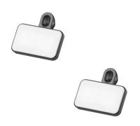 HOLIDYOYO 2pcs Portable LED Video Light Clip with Brightness and Color Modes for Live Streaming Photography Video Conferencing and Online Education Lightweight Durable Camera Light for