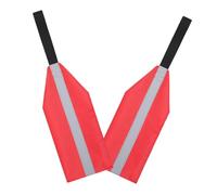 HOLIDYOYO 2Pcs Red Reflective Kayak Safety Flags Oxford Cloth Towing Flags for Canoes Sup Boats Trailer Warning Accessories for Outdoor Water Sports