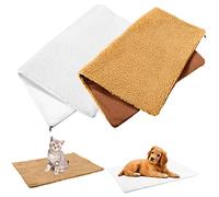 HOLIDYOYO 2pcs Self-warming Dog Mats Thermal Cat Bed Pet Self Heating Pad Pain Relief for Arthritis Christmas