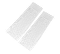 HOLIDYOYO 2pcs Silicone Keyboard Cover Film Compatible with Logitech Transparent Dustproof Protective Film Skin Like Touch Non Fading Easy to Apply for Computer Accessories