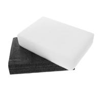 HOLIDYOYO 2Pcs Six Cup Holder Trays Pearl Cotton Beverage Carriers for Hot Cold Drinks Food Safe Material Outdoor Take Cup Holders for Coffee Tea Soda Black White