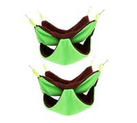 HOLIDYOYO 2pcs Small Animal Hammock Cozy Cotton Rat Hammock Hamster Hanging Bed Hideaway Shelter for Guinea Pigs Chinchillas Easy Clean Warm Nest for Small Pets