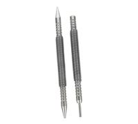 HOLIDYOYO 2pcs Spring Loaded Center Punch Set Carbon Steel Automatic Nail Punch for Metal Wood Glass Marking Precision Tool