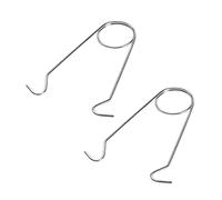 HOLIDYOYO 2Pcs Stainless Steel Camping Pot Hooks Multi Functional Water Bottle Hangers with Fish Lip Opener Outdoor Hanging Tool for Backpacking and Cooking