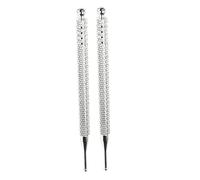HOLIDYOYO 2pcs Stainless Steel Ear Point Detector Acupuncture Pen for Reflexology Facial Acupuncture Point Probe