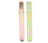 HOLIDYOYO 2pcs Straight Knob Spindle for Antique Style Door Iron Door Handle Accessory with Polished Finish