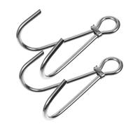 HOLIDYOYO 2Pcs Sturdy Stainless Steel Dual Grip Diving Reef Hook Lightweight Practical Underwater Anchor for Scuba Divers Corrosion Resistant Metal Hook for Use