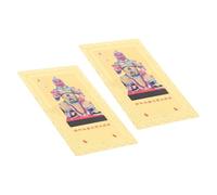 HOLIDYOYO 2pcs Tai Sui Card Year Horse Feng Shui Amulet Li Cheng Copper Plaque for Protection and Luck Lunar Year with Elegant Packaging