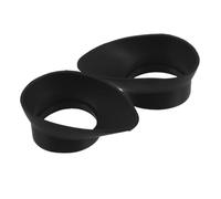 HOLIDYOYO 2pcs Telescope Cover Sporting Optics Covers Scope Lens Covers Microscope Eye Guards Spotting Scope Cover Protector Telescope Mini Microscope Cover Black Rubber