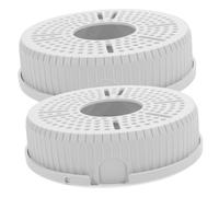 HOLIDYOYO 2pcs Weatherproof Plastic Monitor Bracket Ceiling Wall Mount with Cable Management for Outdoor Security Junction Box Compatible for Home and Office