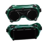 HOLIDYOYO 2pcs Welding Goggles Flip-up Safety Glasses with Vent Design Radiation and Splash Protection Comfortable Soft Frame for Industrial Welders