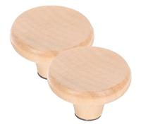 HOLIDYOYO 2Pcs Wooden Pot Lid Knobs Replacement Handles Removable Wear-Resistant Replacement Lid Handles for Kitchen Cookware Suitable for Pots Woks Steamers and Soup