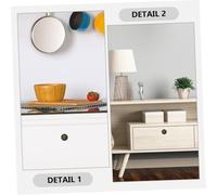 HOLIDYOYO 2pcs Zinc Alloy Lion Head Door Handle Retro Bright Ancient Tone Pulls for Wardrobe Cabinet Replacement Furniture Hardware