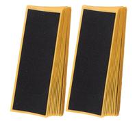 HOLIDYOYO 30PCS High Friction Self-Adhesive Finger Skateboard Grip Tape, Non-Skid Foam Pad 38x110mm, Black Matte Surface for Mini Skateboards and Fingerboard Activities