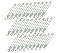HOLIDYOYO 30pcs Home Ties Cable Storage Cord Ties for Electrical Cords Silicone Reusable Cable Manager Wire Organizer Travel Reusable Charging Silicone Light Green