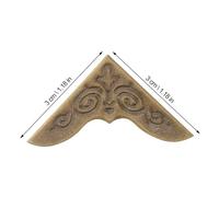 HOLIDYOYO 30Pcs Metal Book Corner Protectors Vintage Antique Style Lightweight Decorative Album Scrapbooking Protective Covers for Books Menus Folders DIY Crafts