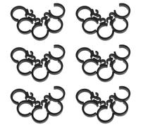 HOLIDYOYO 30pcs Wheelchair Brake Cable Holders for 25mm Tubes, Plastic Brake Line Retaining Clips Replacement Parts for Mobility Assistance Devices, Wheelchair Repair and Maintenance