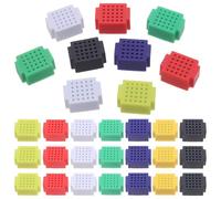 HOLIDYOYO 35pcs Solderless Mini Breadboard PCB Circuit Board Kit 7 Colors for DIY Electronic Projects, Prototyping, and Soldering Practice in Classroom and Workshop