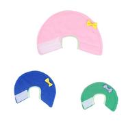 HOLIDYOYO 3pcs Bird Recovery Neck Collar Parrot Anti-bite Protective Rings Lightweight Plastic S/m/l Size for Post-surgery Healing and Peck Prevention Random Color