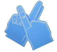 HOLIDYOYO 3Pcs Blue EVA Foam Cheer Props Soft Comfortable Sports Event Noisemakers for Party and Competition Support