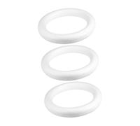 HOLIDYOYO 3Pcs Foam Wreath Rings for Crafts Reusable Holiday Decoration Forms for Christmas Wedding DIY Home Front Door Festive Floral Projects