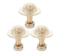 HOLIDYOYO 3pcs Life Jacket Valve Core Set Copper Inflation Valve Replacement for Inflatable Life Vests Emergency Survival Safety Gear Compatible with Kayaking and Outdoor Activities