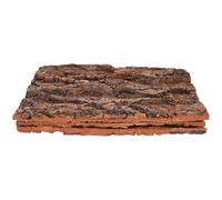 HOLIDYOYO 3Pcs Reptile Climbing Plaything Natural Tree Bark Platform for Lizards Gecko Bearded Dragons Vivarium Background Terrarium Decoration