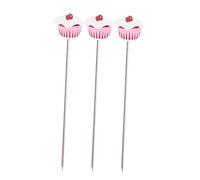 HOLIDYOYO 3pcs Stainless Steel Cake Tester Baking Tool for Biscuits Bread Muffin Cooking Cake Tester Needle DIY Baking Accessories