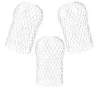 HOLIDYOYO 3pcs Stainless Steel Roof Drain Filter Covers Expandable Gutter Strainers with Hollow Design for Leaf and Debris Protection Outdoor Drainage Strainer Guards for Gutters