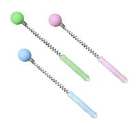 HOLIDYOYO 3Pcs Therapy Knockers Silicone Spring Body Massage Hammers for Neck Shoulder Back Legs Feet Ergonomic Handheld Manual Tapping Tools for Full Body Relaxation and Muscle Random Color