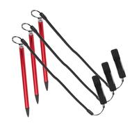 HOLIDYOYO 3pcs Touch Screen Stylus Pens with Spring Rope and Fixing Base High Sensitivity Capacitive Resistive Pen for Tablets Smartphones and Resistive Screens Palm Rejection Technology for