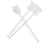 HOLIDYOYO 3pcs White Epoxy Resin Mixing Paddle Attachment for Drill - Lightweight Resin Mixer Tool for Epoxy, Silicone, Cement - Portable Stirring Wand for DIY Craft Supplies