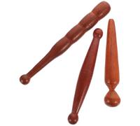 HOLIDYOYO 3pcs Wood Trigger Point Massage Stick for Foot Reflexology and Acupressure Pen, Smooth and Mellow Wooden Massage Tool with Comprehensive Cover, for Home Use a Long Walk Random