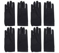 HOLIDYOYO 4 Pairs Men S Moisturizing Elastic Gloves Large XL Black Protective Etiquette Covers for Jewelry Industrial Gardening Cleaning Reusable Hand Barrier for Dry Hands and Handling