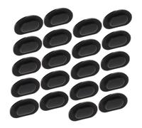 HOLIDYOYO 40pcs Black Glasses Nose Pads Self Adhesive Replacement Nose Cushions for Plastic and Frames Lightweight Comfortable Fit for Eyeglasses Sunglasses