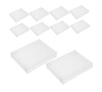 HOLIDYOYO 40PCS Foldable Clear PVC Wedding Favour Boxes Rectangle Treat Packaging for Chocolates Candies Small Shower Festival Present Storage Organizer