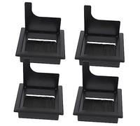 HOLIDYOYO 4Pcs Abs Desk Grommets with Brush Cable Hole Covers for Wire Management Home Office Decor Cord Organizer Accessories