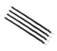 HOLIDYOYO 4pcs Adjustable Boat Cover Straps with Double End Snap Hooks, Polyester Marine Bimini Top Tie down Lashing Straps for Fishing Boats, Strong Winds Resistance and Fraying Protection