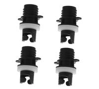 HOLIDYOYO 4pcs Air Pump Adapter Kit for Inflatable Boats and Kayaks Antileak Valve Connector with Fast Inflation Paddle Board Pump Adapter Lightweight and Travel Friendly Replacement